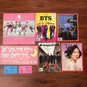BTS Bundle 8 piece Magazines & Calendar